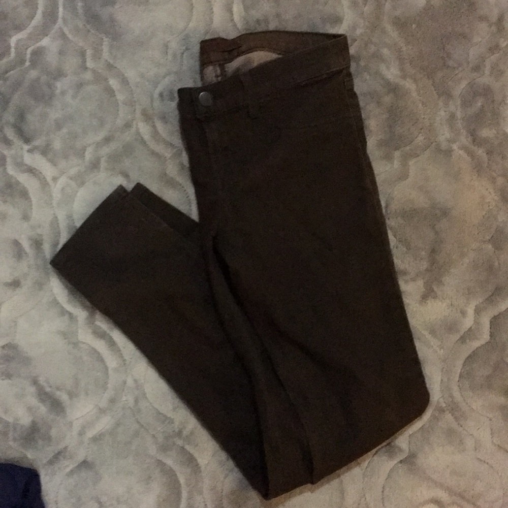 J brand mocha skinny paper thin jeans jegging 27